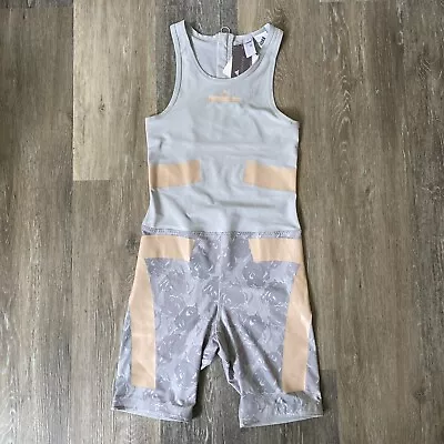 Adidas Stella McCartney Cycling Singlet Unitard Sample 36 Gray Spin • $25