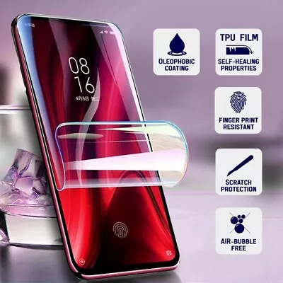 Matte Anti Glare TPU Hydrogel Screen Protector For LG G7 ThinQ • £3.95