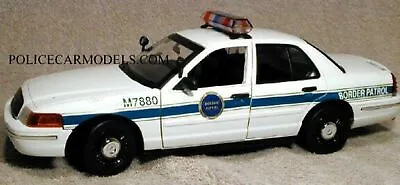 Motormax 1/18 US Border Patrol Police Ford Crown Vic 73513 • $30.95