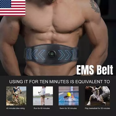 Stimulator Toner Fitness Belts Exerciser EMS Abdominal Muscle Toning Trainer US • $12.59