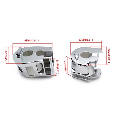 Chrome Switch Housing Cover For Yamaha Xvs V-Star 1100 Custom Xvs1100 1999-2012 • $19.99