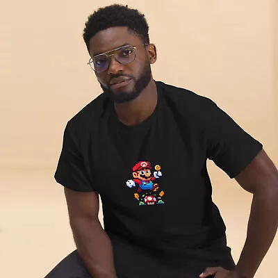 Super Mario Bros Mens Classic Tee T-Shirt Gaming Tshirt • $19.99