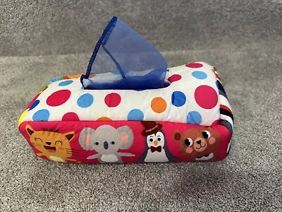 Montessori Tissue Box Sensory Toy For Baby Toddler Pull Sort Crinkle Colors • $5