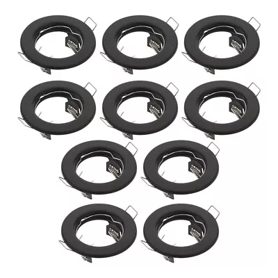  10 Pcs Spotlight Frame Lampshade Metal Socket Replacement Adapter Ring • £21.38