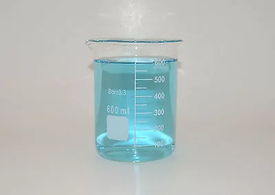 Beaker 600mL 600 ML Ml Griffin Graduated Borosilicate Glass Lab New Measuring • $8.30