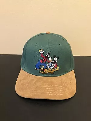 Vintage Mickey Mouse Goofy And Pluto And Donald Duck Snap Back Hat • $18.29