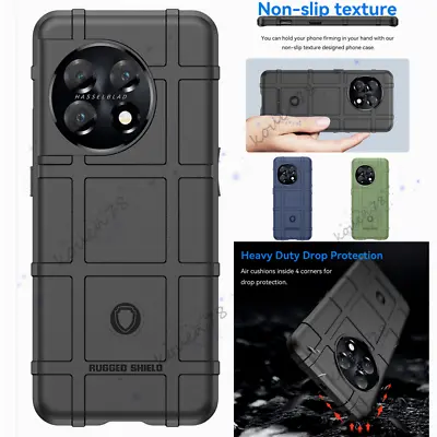 $14.47 • Buy For OnePlus 11 Nord N20 10 9 Pro Shockproof Armor Rubber Lightweight Case Cover