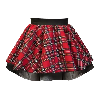 Tartan Popstar Skirt Girls Rockstar Fancy Dress Costume Dance School Of Rock • £11.99