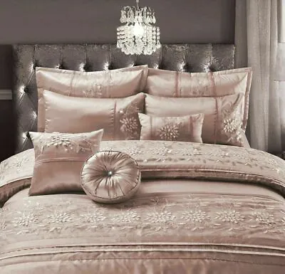 Designer CASSANDRA EMBROIDERED Polyester Duvet Cover Set.Or Bed Spread All Size • £20.97
