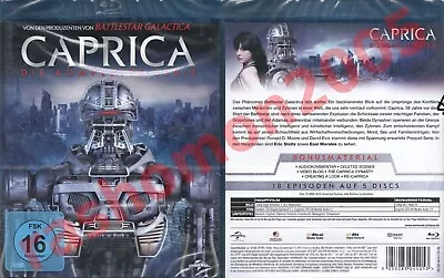 Blu-ray CAPRICA COMPLETE TV SERIES PILOT+SEASON 1.0+1.5 Galactica Region B/2 NEW • £39.99