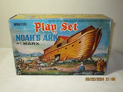 Vintage Marx Minature Noah's Arc Playset In Original Box. • $9.99