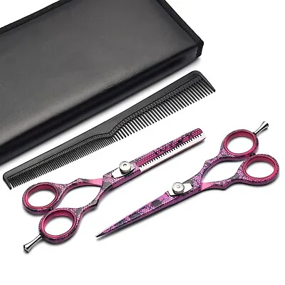 £11.98 • Buy Hair Cutting Thinning Scissors Shears Hairdressing Salon Professional Barber Set