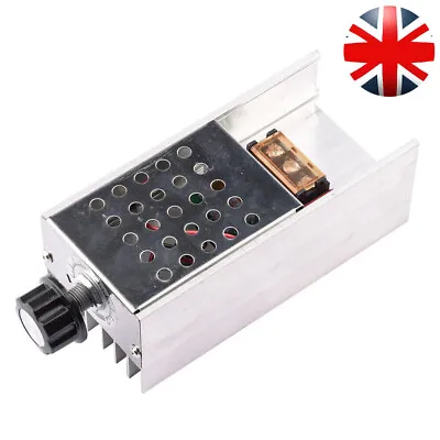 6000W Speed Controller High Power SCR Voltage Regulator Dimmer Switch AC 220V UK • £10.99