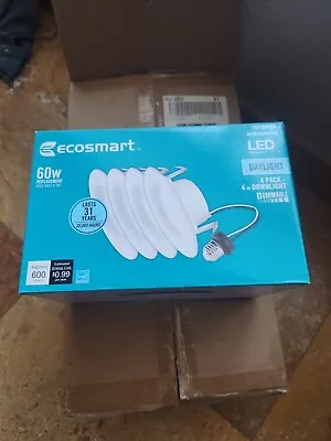 Ecosmart 4 Inch Soft White Downlight LED Light Bulb 65W Equivalent Dimmable • $12.99