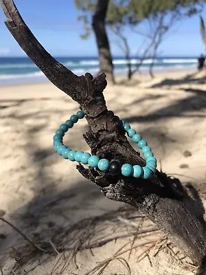 Aromatherapy Diffuser Essential Oil Lava Turquoise Magnesite Bracelet Healing 2 • $8.99