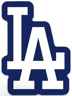 Los Angeles Dodgers Logo - Die Cut Laminated Vinyl Decal Major League Baseball • $6.75