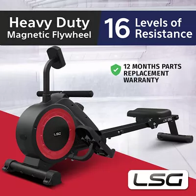 Genuine LSG 16 Levels Magnetic Rowing Machine GR-02 Cardio Workout Rower • $262.73