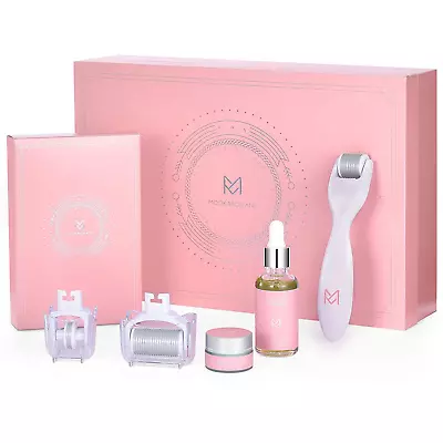 $40.98 • Buy Derma Roller Kit 4 Face & Body Skin Care W/ Vitamin C Hyluronic Acid Face Serum