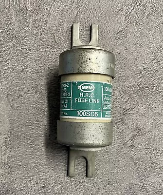 £4.99 • Buy MEM 100SD5 100 Amp BS88 HRC Fuse Clearance Line