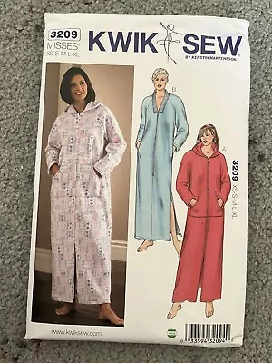 Kwik Sew Robe Pattern 3209 UNOPENED • $5