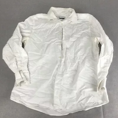 Versace Collection Mens Shirt Size S White Long Sleeve Collared Button-Up • $39.97
