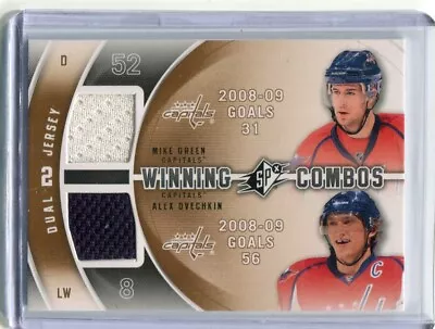 2011-12 SPx Winning Combos Alex Ovechkin Mike Green Dual Jersey • $24.99