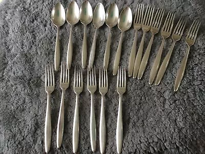 James Ryals A1 EPNS Silver Plated Cutlery 6 Forks 6 Spoon 6 Desert Forks  • £12