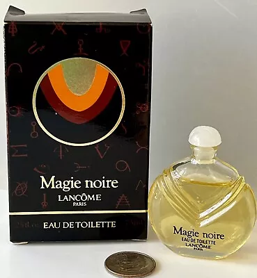 Lancôme Paris Magie Noire Eau De Toilet Mini Bottle .20ml W Box Miniature • $29