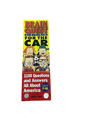 Brain Quest Extra For The Car (Early Childhood) [Apr 30 1999] Editors Of Brai.. • $3