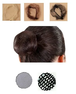 Classic Mesh Bun Hair Net Hair Bun Nets For Ballet Dance Gymnastic Equestrian  • £2.95