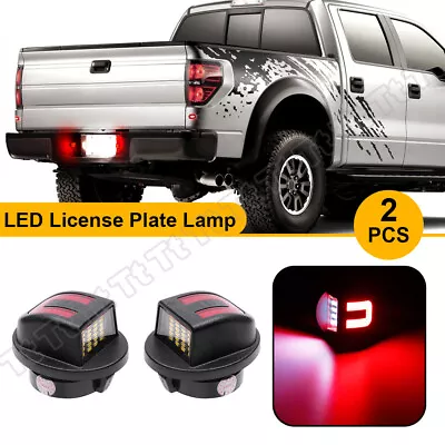 2x For 1990-2014 Ford F150 F250 F350 LED License Plate Light Tail Assembly Lamp  • $14.93