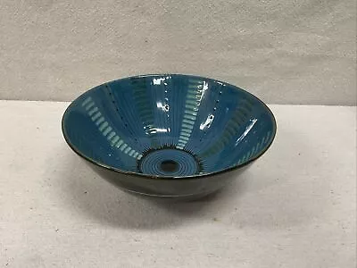 Herman August Kahler Hak Signed Danish Art Pottery 9” Bowl 1872-1901 • $125