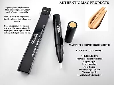 MAC Prep+Prime Highlighter Bright Forecast Light Boost 0.12 Fl Oz / 3.6 ML - NEW • $20.29
