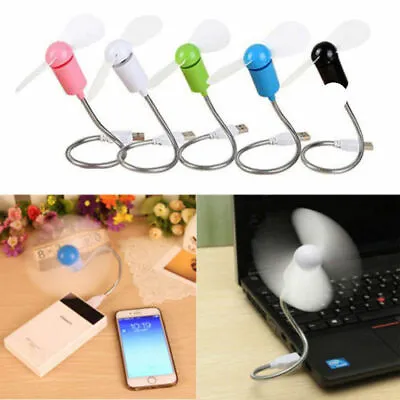 Mini Flexible USB Powered Cooling Cooler Fan For Laptop PC Computer Notebook Mac • $6.99