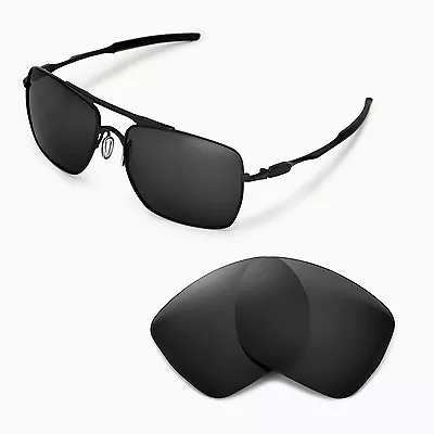 £21.55 • Buy New WL Black Replacement Lenses For Oakley Deviation Sunglasses