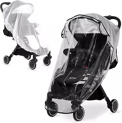 Universal Rain Cover For PushchairPram Rain Cover And Mosquito Net 2 Pieces • £12.95