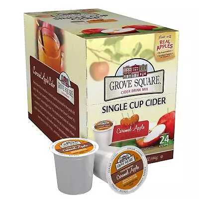 Grove Square Cider Caramel Apple 24 Single Serve Cups 24 Count (Pack Of 1) • $21.29
