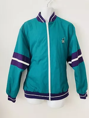 GABICCI Coat Jacket GOLF Vintage Men's Teal Purple Knit V-Neck Size XL Rare • £25.99