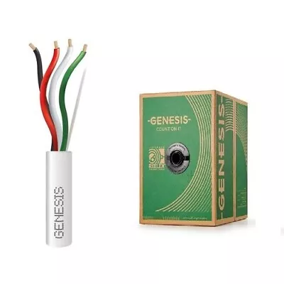 Genesis 18 AWG Unshielded Multi-Conductor Cable 4 Unpaired 1000’ Feet 11195501 • $149.99