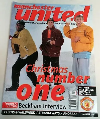 MAGAZINE - The Official Manchester United Magazine Vol 6 No. 1 January 1998 • £3