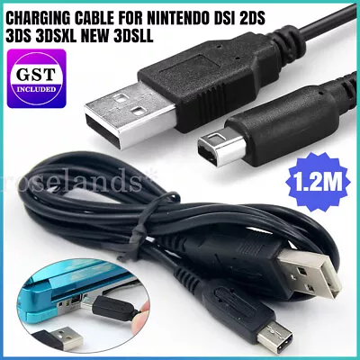 USB Charger Charging Cable For Nintendo DSI 2DS 3DS 3DSXL New3DSXL New 3DS • $5.05