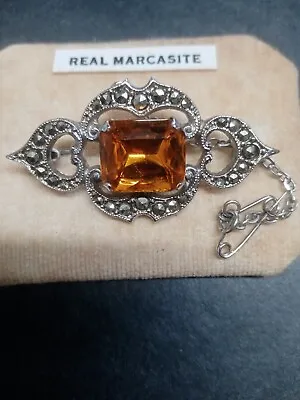 £2.50 • Buy Vintage Brooches Pre Owned, MARCASITE , 