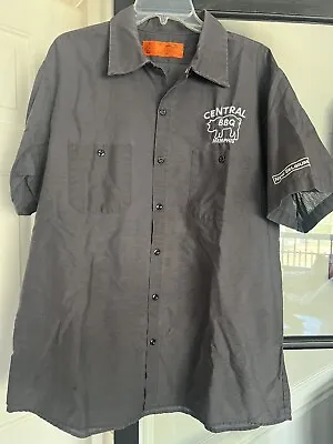 Authentic Pitmaster Grill Master Central BBQ Work Shirt XL New Belgium Beer • $9.49