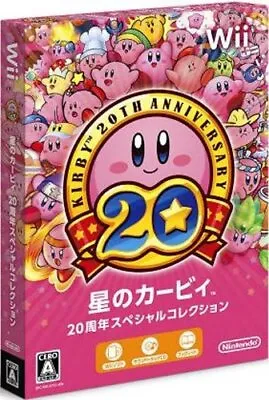 Kirby 20th Anniversary Special Collection Nintendo Wii Game Software RVL-L-S72J • $173.45