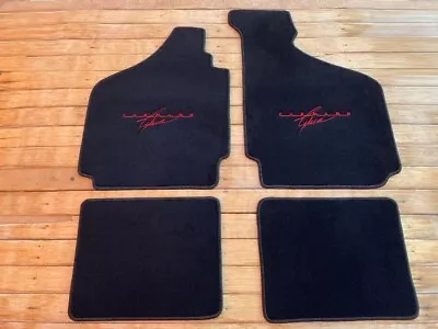 LHD For VW Karmann Ghia Type 14-34 Floor Mats Carpet Black Red Logo 4pcs 1955-74 • $141.55