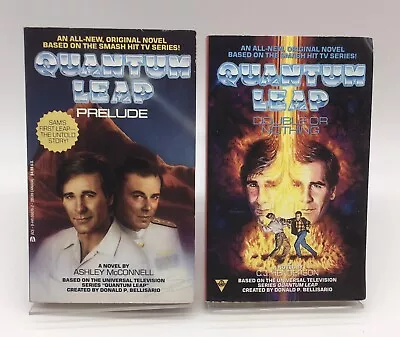 Lot Of 2 QUANTUM LEAP 1st Edition Paperback Books: Prelude & Double Or Nothing • $19.99