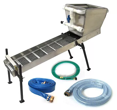 48  Highbanker Kit With Hopper Dredge Box Stand Hoses More - Ships FREE! • $906.93