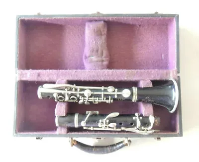 Rare Early Model Buffet Crampon & Cie A. Paris Wood Clarinet Ser 799 I Key Of C • $695