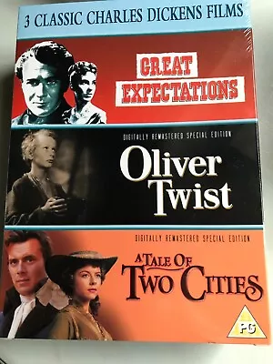 Great Expectations/Oliver Twist/A Tale Of Two Cities - DVD Box Set  New/Sealed • £3.50