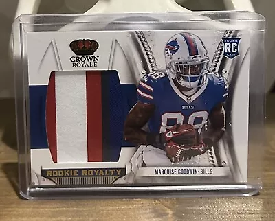 Marquise Goodwin 2013 Crown Royale Rookie Jersey 4-Color Patch Serial #/25 Bills • $6.99